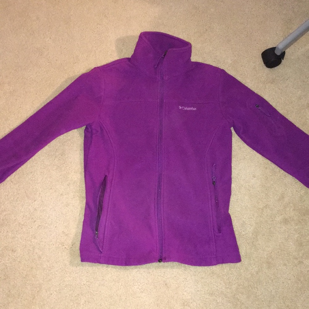 Columbia fleece zipper up